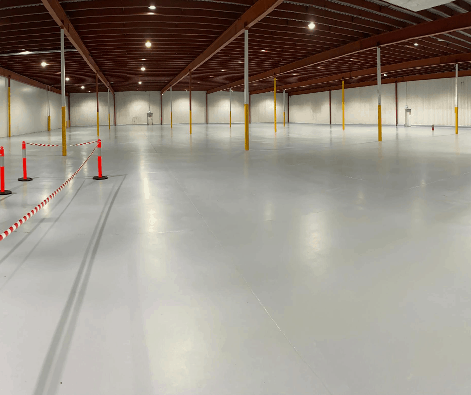 Epoxy on Concrete Flooring flooring for warehouses in Melbourne